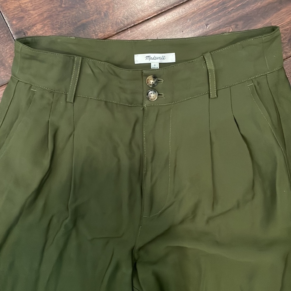 Madewell pleated pants